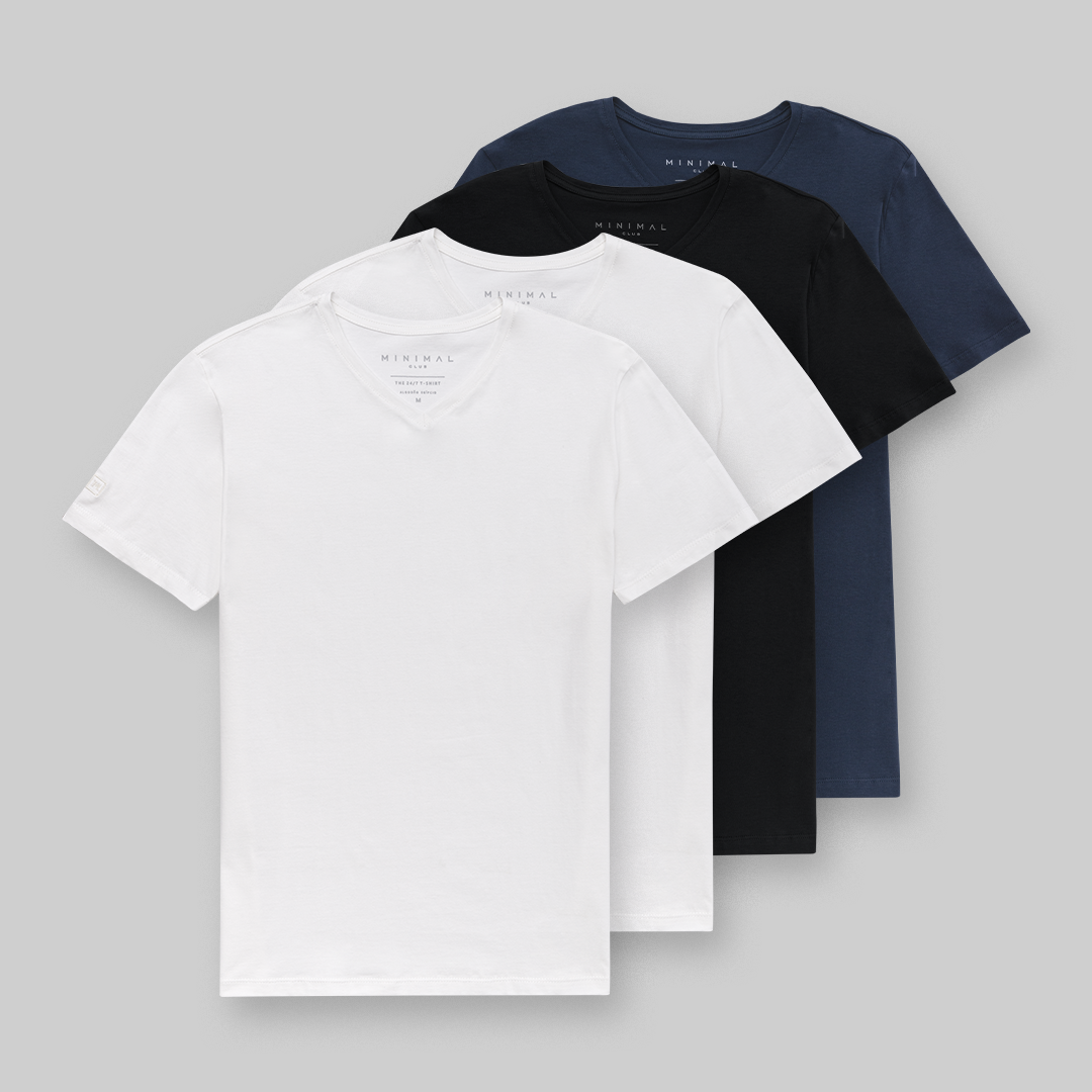Kit Minimal 4X – 4 T-Shirts