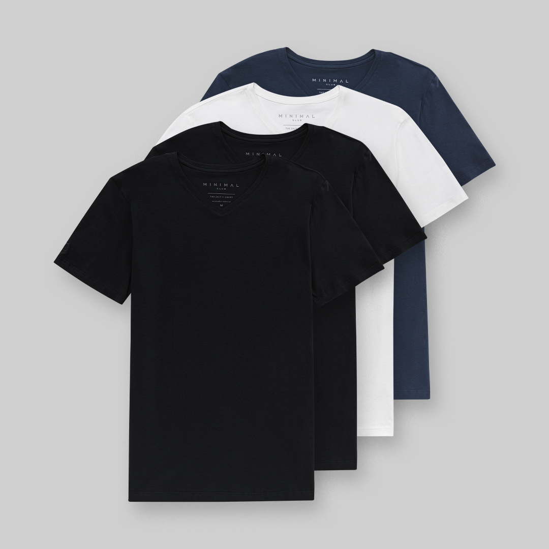 Kit Minimal 4X – 4 T-Shirts